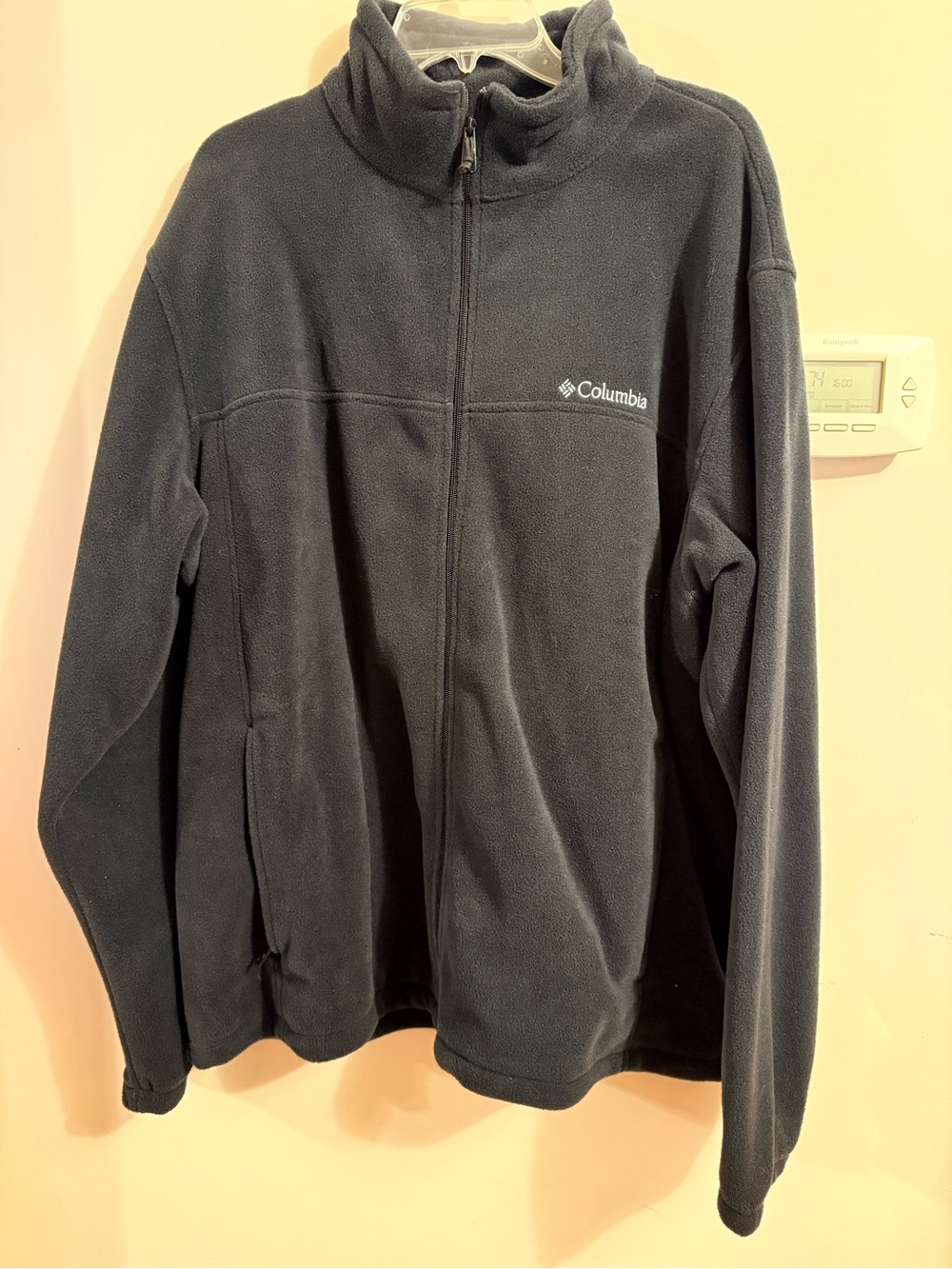 Columbia Black Fleece Jacket XXL